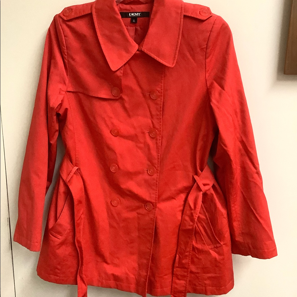 Dkny Xl Women’s Jacket Red